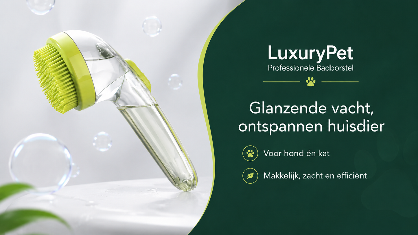 LuxuryPet badborstel