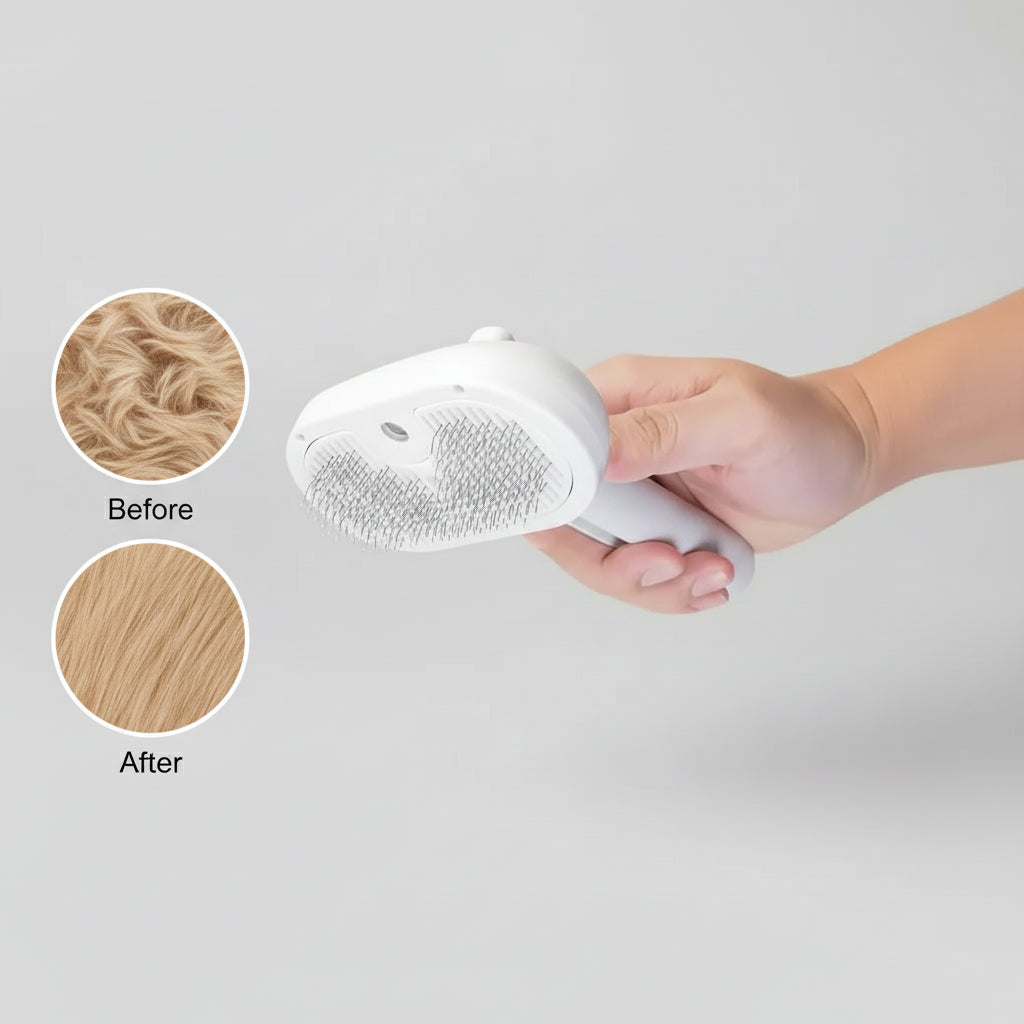 SPRAYPOOT - Spray Borstel Voor Katten En Honden